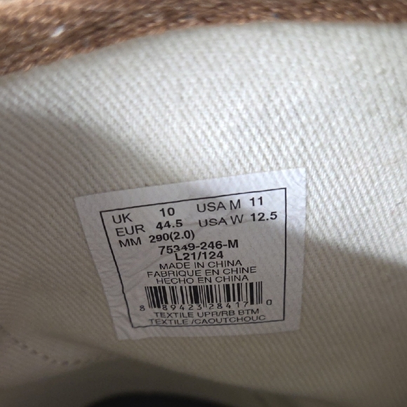 Palladium Unisex Brown Canvas Lace-Up Boots 11M 12.5W NEW - Picture 7 of 8